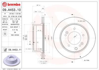 Set di dischi freno COATED DISC LINE