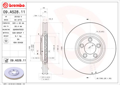 Set di dischi freno COATED DISC LINE