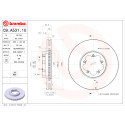 Set dischi freno BREMBO 09.A531.10
