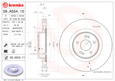 Set di dischi freno COATED DISC LINE