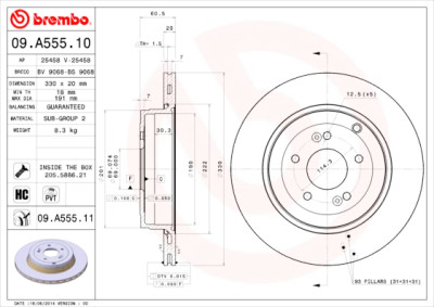 Set di dischi freno COATED DISC LINE