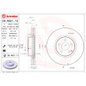 Set dischi freno BREMBO 09.A621.10