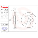 Set dischi freno BREMBO 09.A716.20