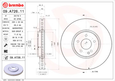 Set di dischi freno COATED DISC LINE