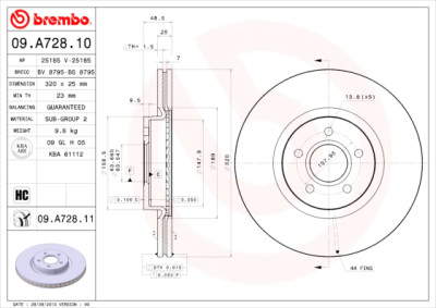 Set di dischi freno COATED DISC LINE