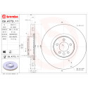 BREMBO COATED DISC LINE 09.A773.11 Set dischi freno