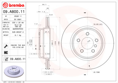 Set di dischi freno COATED DISC LINE