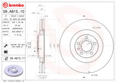 Set di dischi freno COATED DISC LINE
