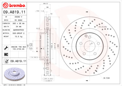 Set di dischi freno COATED DISC LINE