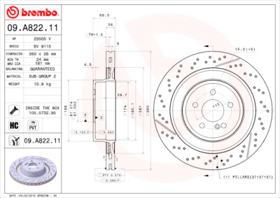 Set di dischi freno COATED DISC LINE
