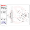 Set dischi freno BREMBO 09.A921.14