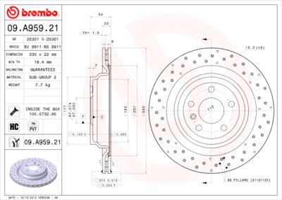 Set di dischi freno COATED DISC LINE