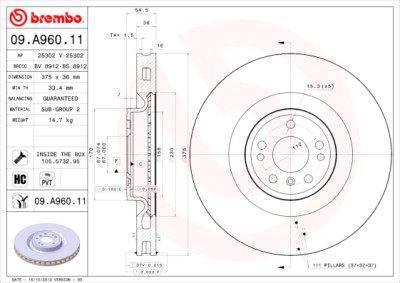 Set di dischi freno COATED DISC LINE