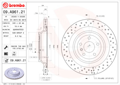 Set di dischi freno COATED DISC LINE