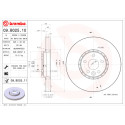Set dischi freno BREMBO 09.B025.10