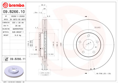 Set di dischi freno COATED DISC LINE