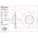 Set dischi freno BREMBO 09.B280.41