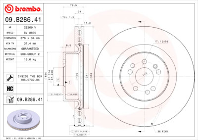 Set di dischi freno COATED DISC LINE