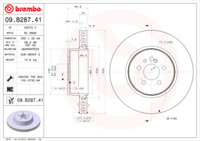 Set di dischi freno COATED DISC LINE