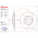 BREMBO COATED DISC LINE 09.B311.11 Set dischi freno