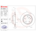 BREMBO COATED DISC LINE 09.B338.11 Set dischi freno