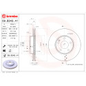 BREMBO COATED DISC LINE 09.B343.41 Set dischi freno