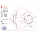 BREMBO COATED DISC LINE 09.B414.11 Set dischi freno