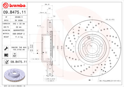 Set di dischi freno COATED DISC LINE