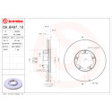 Set dischi freno BREMBO 09.B497.10