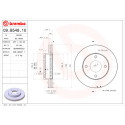 Set dischi freno BREMBO 09.B548.10