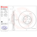 Set dischi freno BREMBO COATED DISC LINE 09.B556.11
