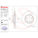 BREMBO COATED DISC LINE 09.B645.11 Set dischi freno