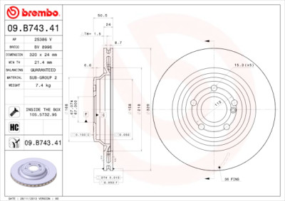 Set di dischi freno COATED DISC LINE