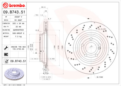 Set di dischi freno COATED DISC LINE
