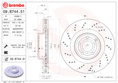 Set di dischi freno COATED DISC LINE