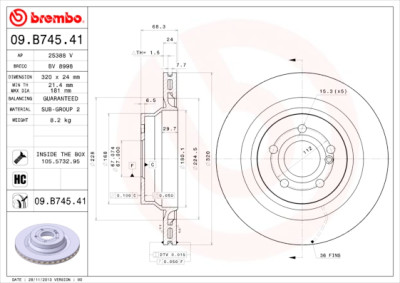 Set di dischi freno COATED DISC LINE