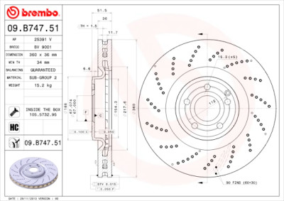 Set di dischi freno COATED DISC LINE