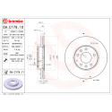 Set dischi freno BREMBO 09.C179.11