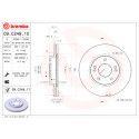 Set dischi freno BREMBO 09.C249.11