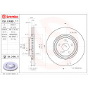 Set dischi freno BREMBO 09.C499.11