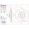 Set dischi freno BREMBO 09.C542.21