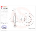 Set dischi freno BREMBO 09.C543.11