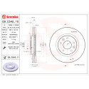 Set dischi freno BREMBO 09.C545.11