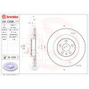 Set dischi freno BREMBO 09.C938.11