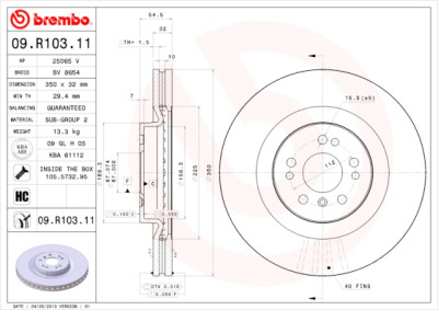 Set di dischi freno COATED DISC LINE
