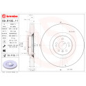 Set dischi freno BREMBO COATED DISC LINE 09.R105.11