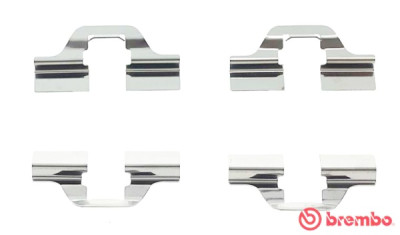 Kit accessori, pastiglie freno BREMBO A 02 205