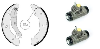 Kit ganasce freno STANDARD KIT BREMBO H 24 068