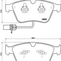 Set di 4 pastiglie freno BREMBO P 05 003