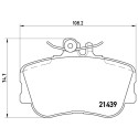 Set di 4 pastiglie freno BREMBO P 06 017